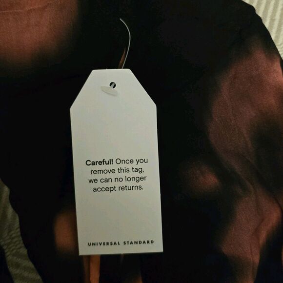 Universal Standard Wide-Leg Rayon Pants Womens Black Floral 4XS Elastic Waist - Picture 6 of 12